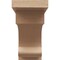 Ekena Millwork 8"W x 24"D x 16"H Classic Alma Rough Cedar Woodgrain TimberThane Corbel, Primed Tan CORUR08X24X16ALMRCPR - alternate 5